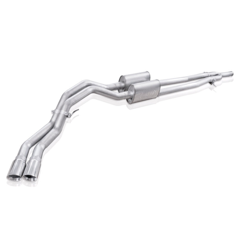 Chevrolet Silverado Performance Exhaust - Passenger Rear Tire Exit - Stainless Works - Exhaust Y-Pipe - `07-`16 Chevrolet Silverado Performance Exhaust - Passenger Rear Tire Exit - Stainless Works - Exhaust Y-Pipe - `07-`16